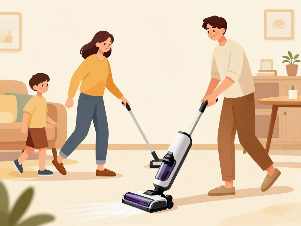 balais électrique sans fil utilisation facile maison