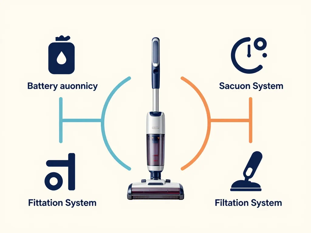 balais électrique sans fil diagramme critères sélection