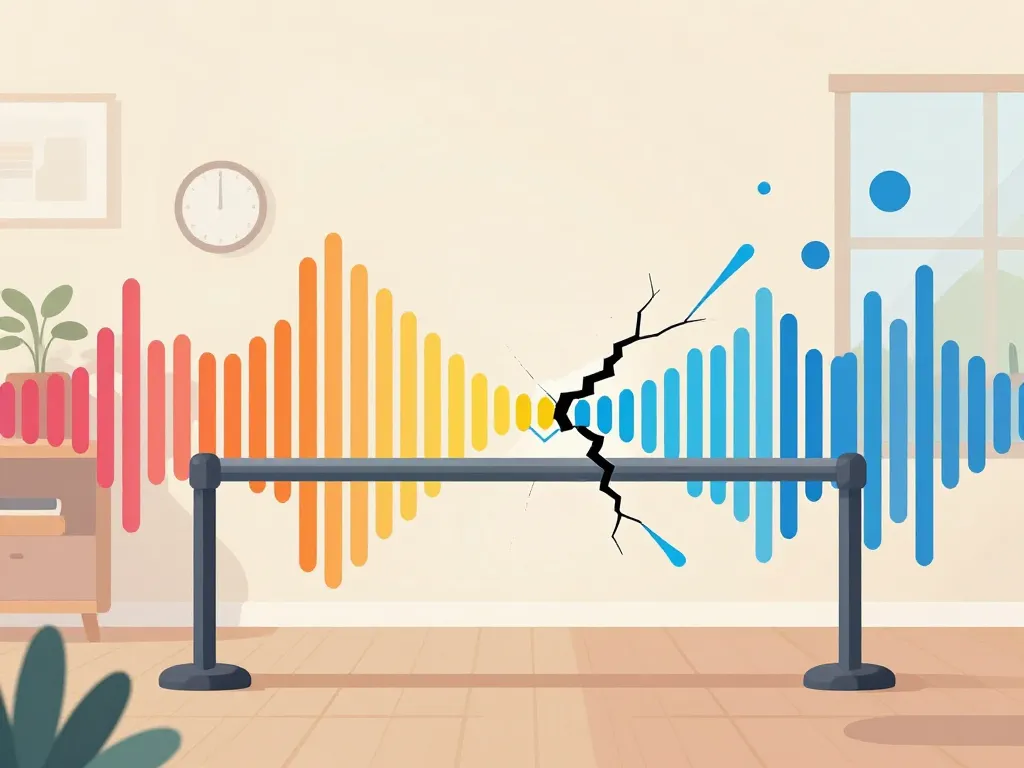 cloison phonique illustration pont acoustique