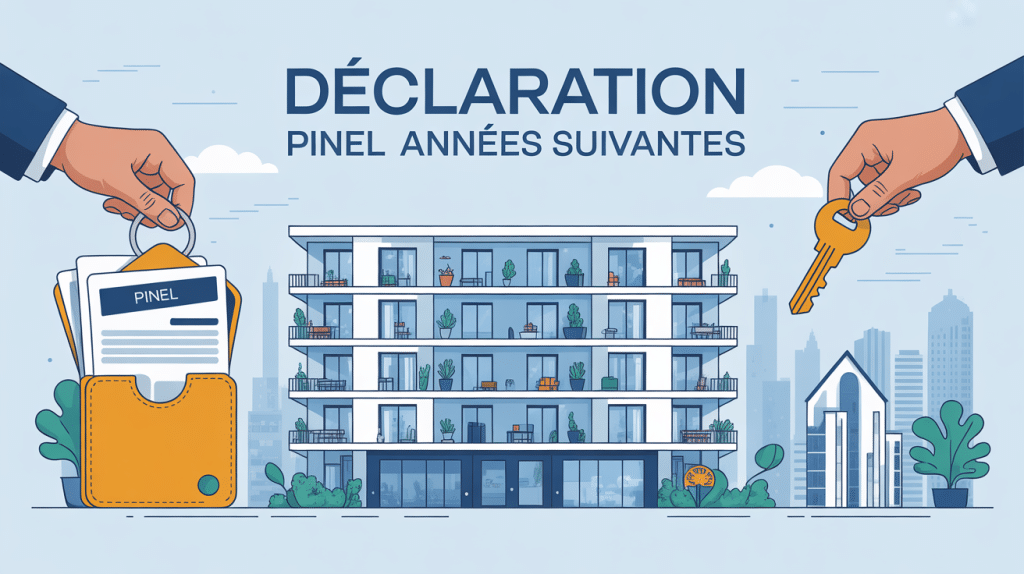 comment déclarer un pinel les années suivantes image vectorielle documents fiscaux