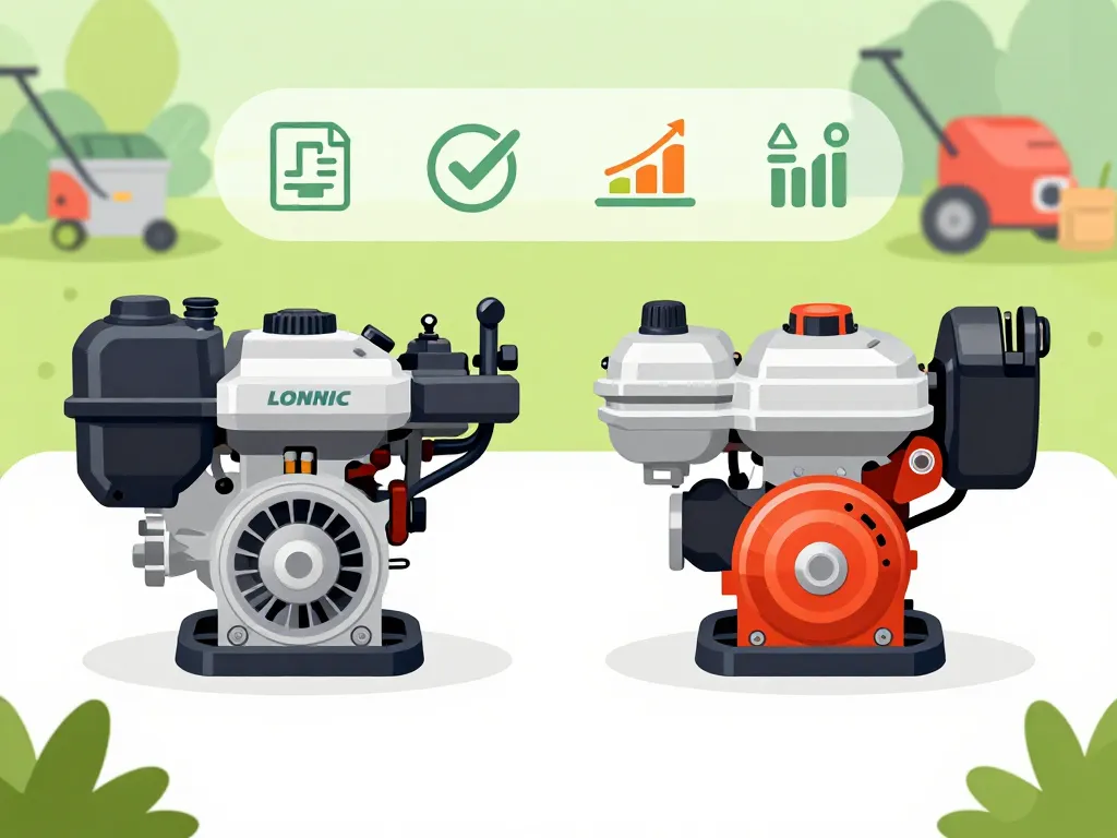 comparatif moteur loncin ou briggs et stratton pour jardinage