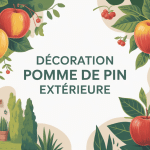 Deco pomme de pin pour l'extérieur illustration espaces extérieurs