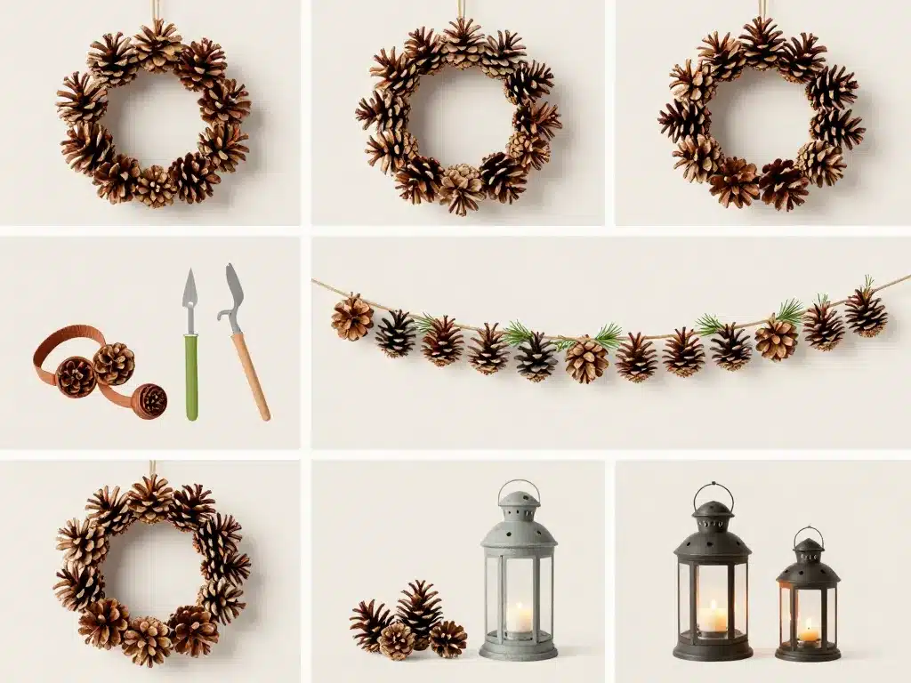 Deco pomme de pin pour l'extérieur DIY facile extérieur