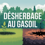 désherber au gasoil illustration dangers et solutions jardin