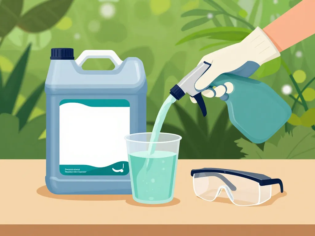 dosage glyphosate pour 5 l d'eau dosage précis matériel sécurisé