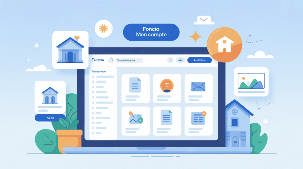 Foncia Mon Compte illustration tableau de bord gestion immobilière