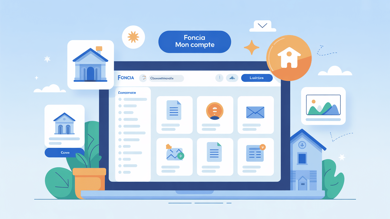 Foncia Mon Compte illustration tableau de bord gestion immobilière