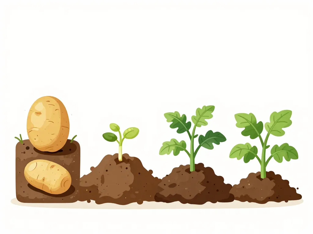 diagramme culture pomme de terre colomba jardin