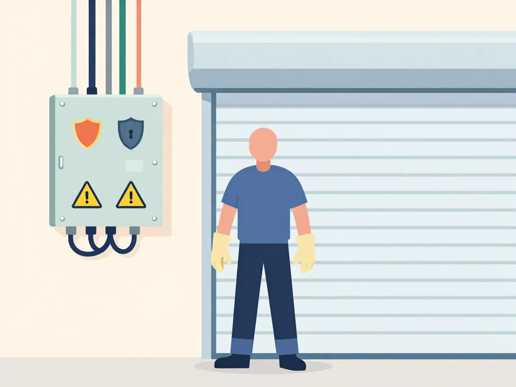 sécurité branchement volet roulant Bubendorff 4 fils illustration