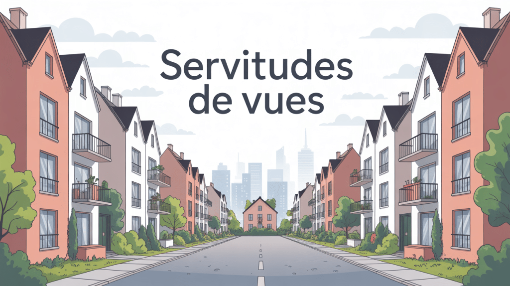 illustration servitudes de vues distance maison