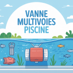 Schéma vue d’ensemble vanne multivoies piscine fonctionnement