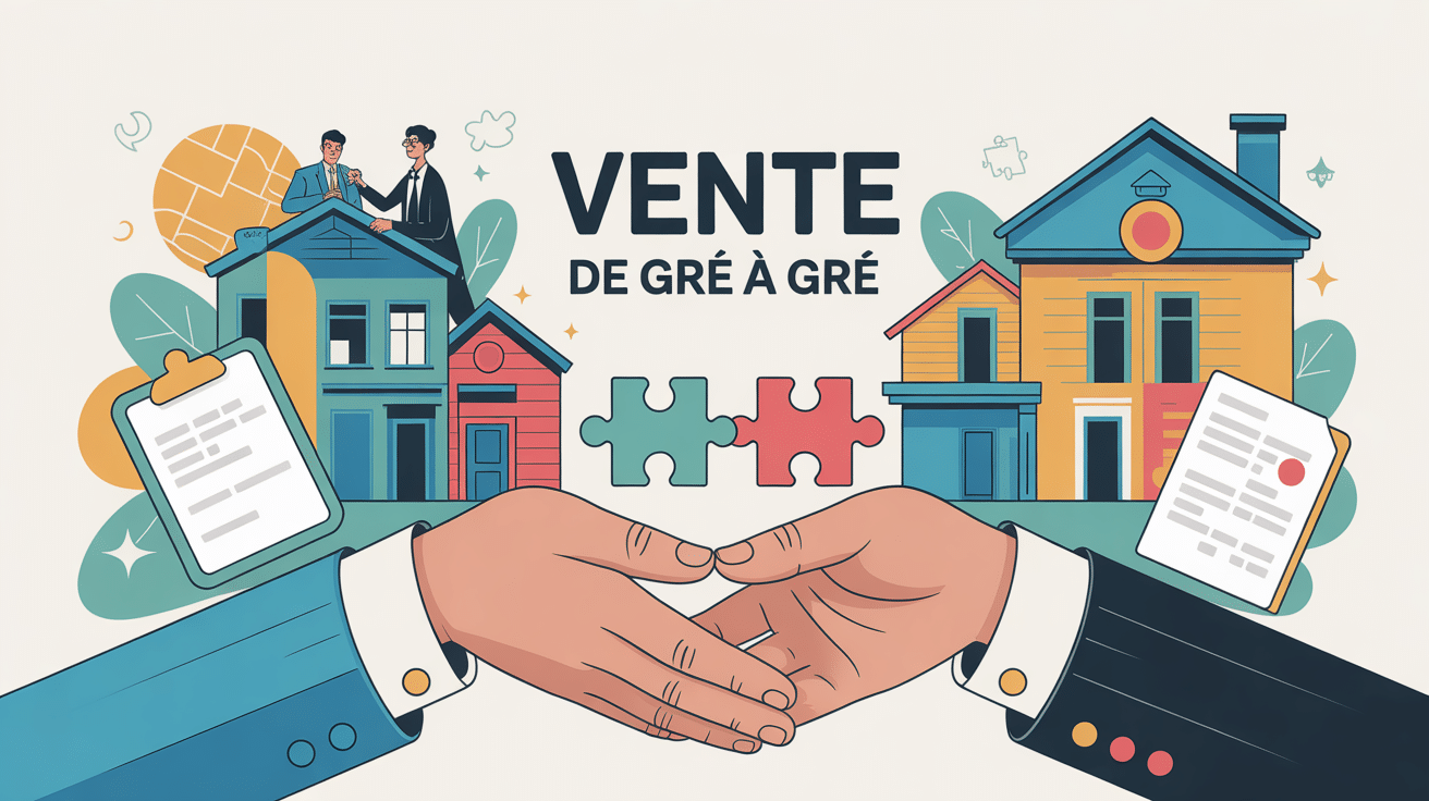 illustration vente de gré à gré tous domaines