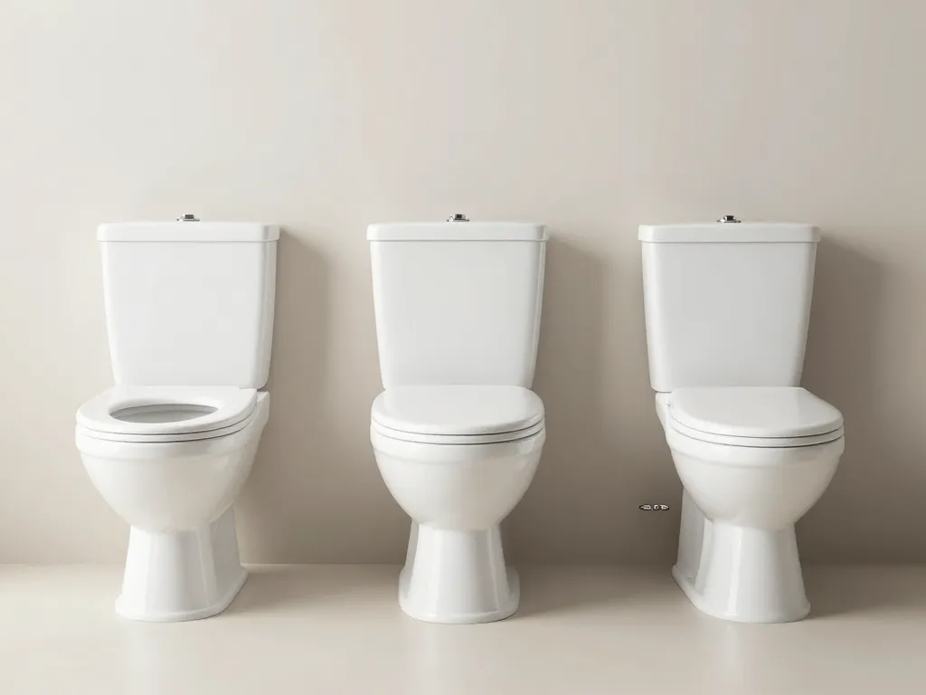 types de wc à l’anglaise suspendu et au sol comparés