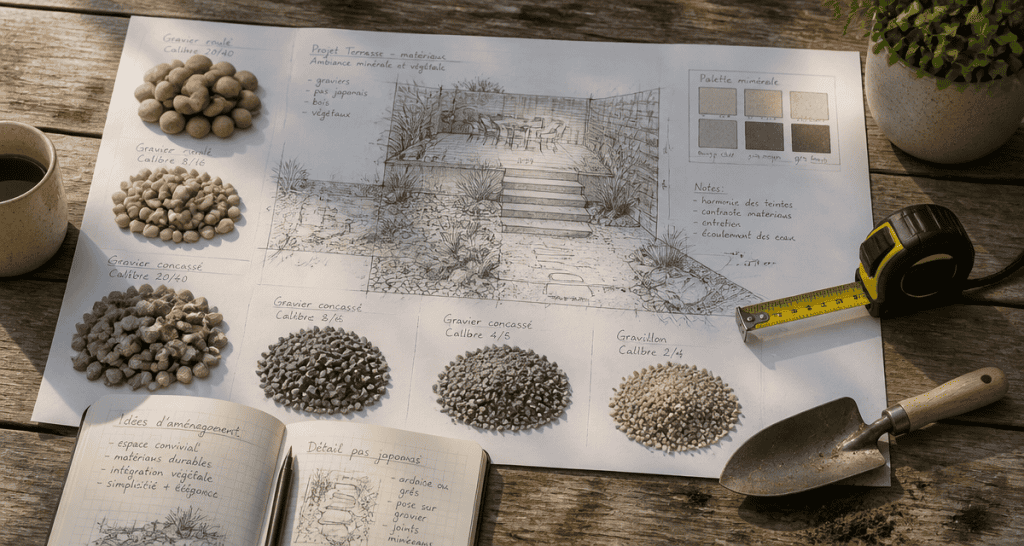 allintitle:quel gravier pour terrasse, échantillons de gravier terrasse