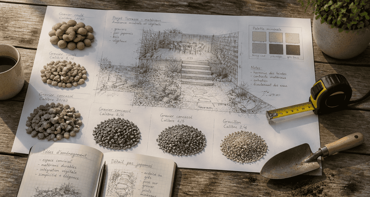 allintitle:quel gravier pour terrasse, échantillons de gravier terrasse
