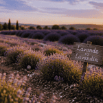 Différence entre lavande et lavandin vue champ