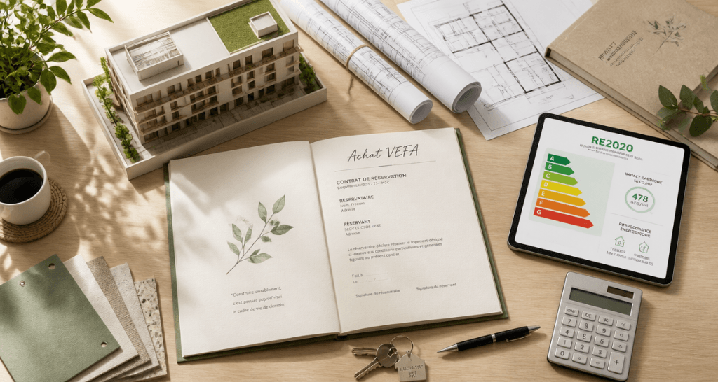 faut il acheter en vefa aujourd'hui maquette immeuble clés contrat