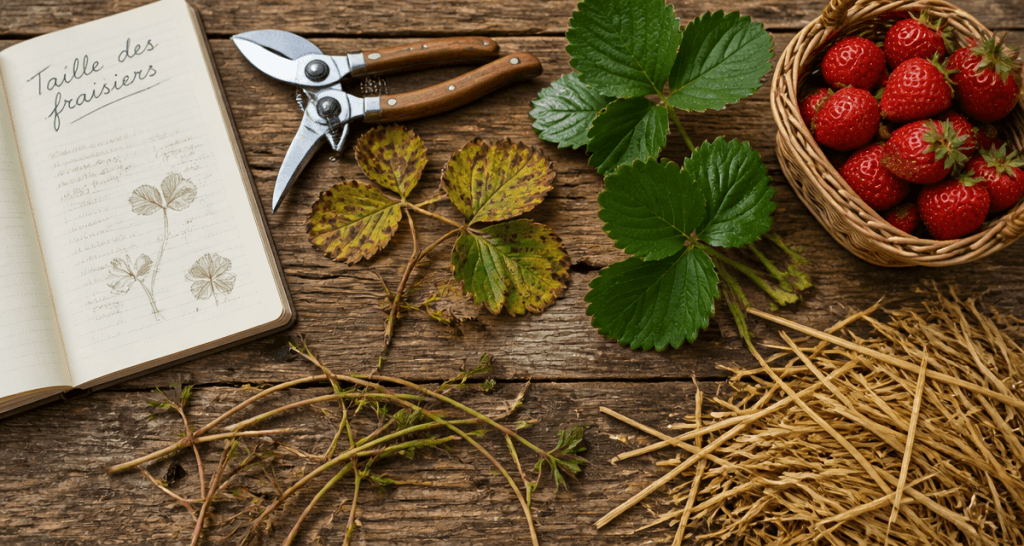 faut il couper les feuilles des fraisiers avant l'hiver
