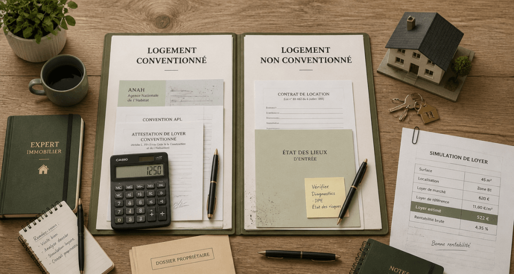 logement conventionné ou non dossiers bureau expert