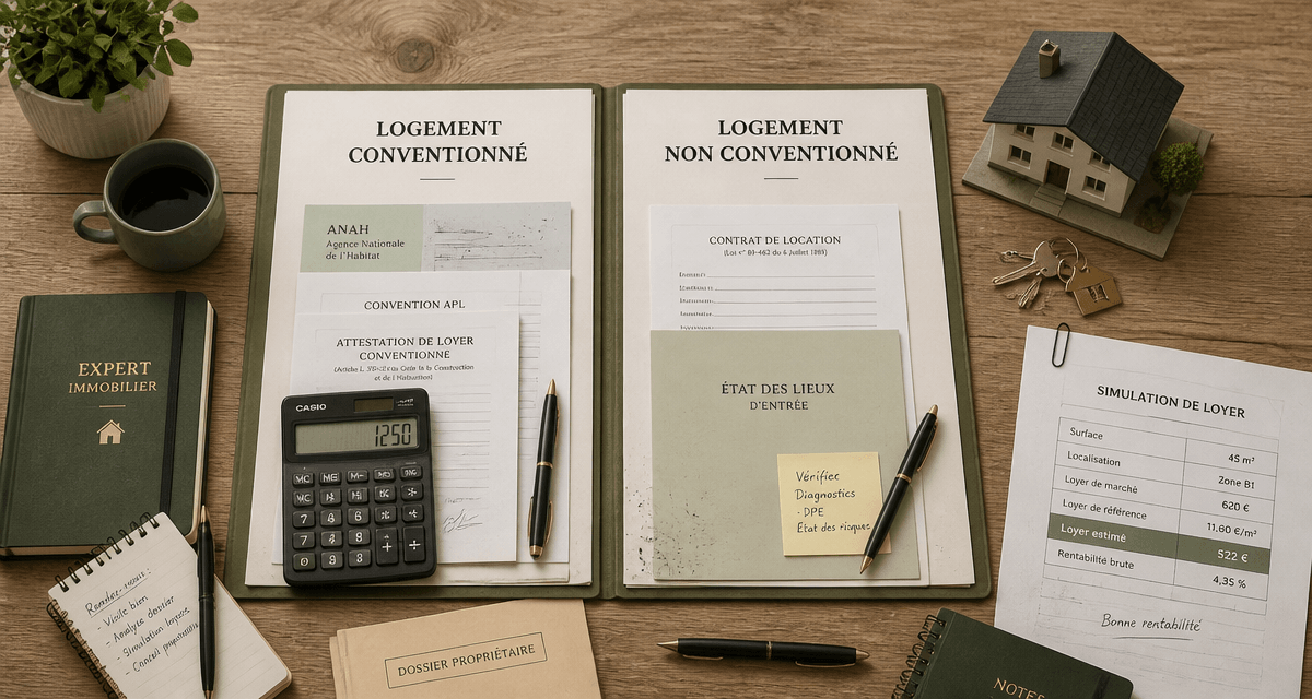 logement conventionné ou non dossiers bureau expert