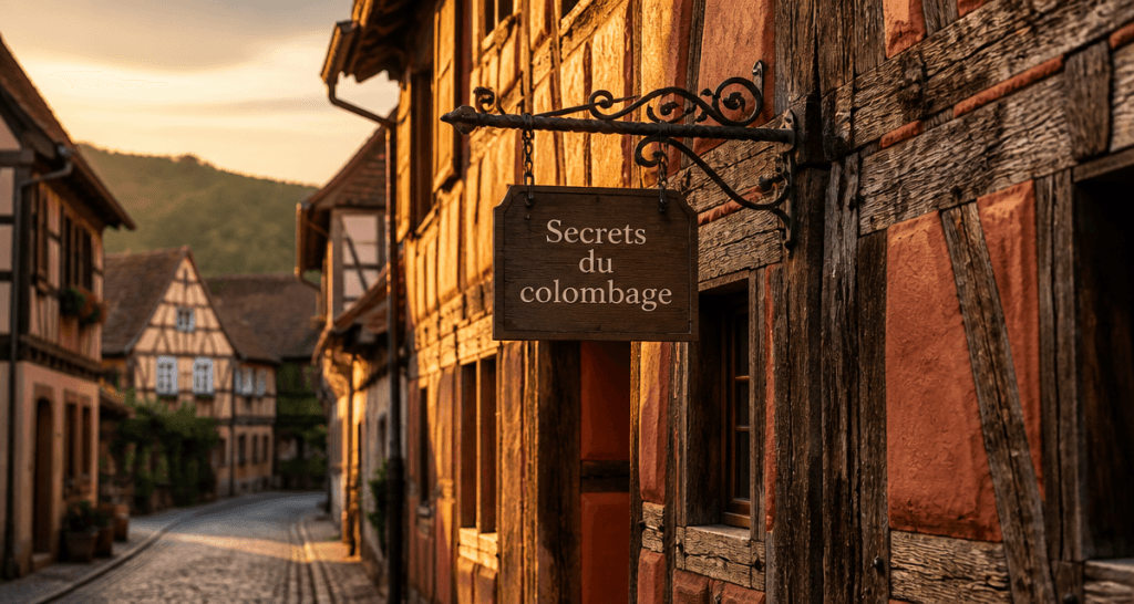 maison à colombage alsace ruelle