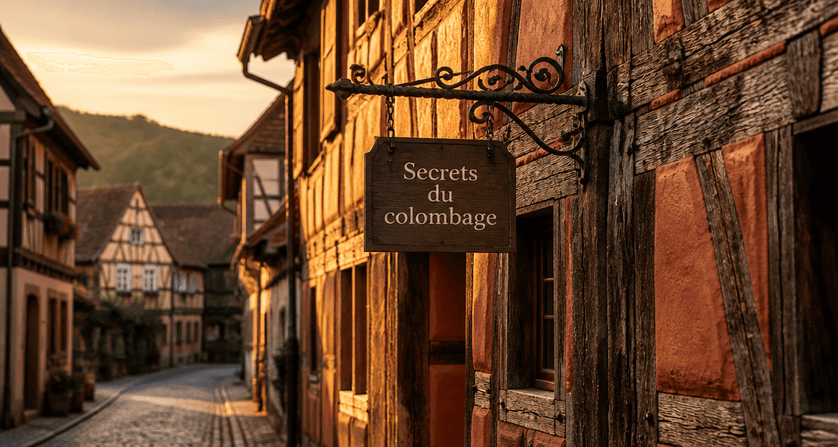 maison à colombage alsace ruelle