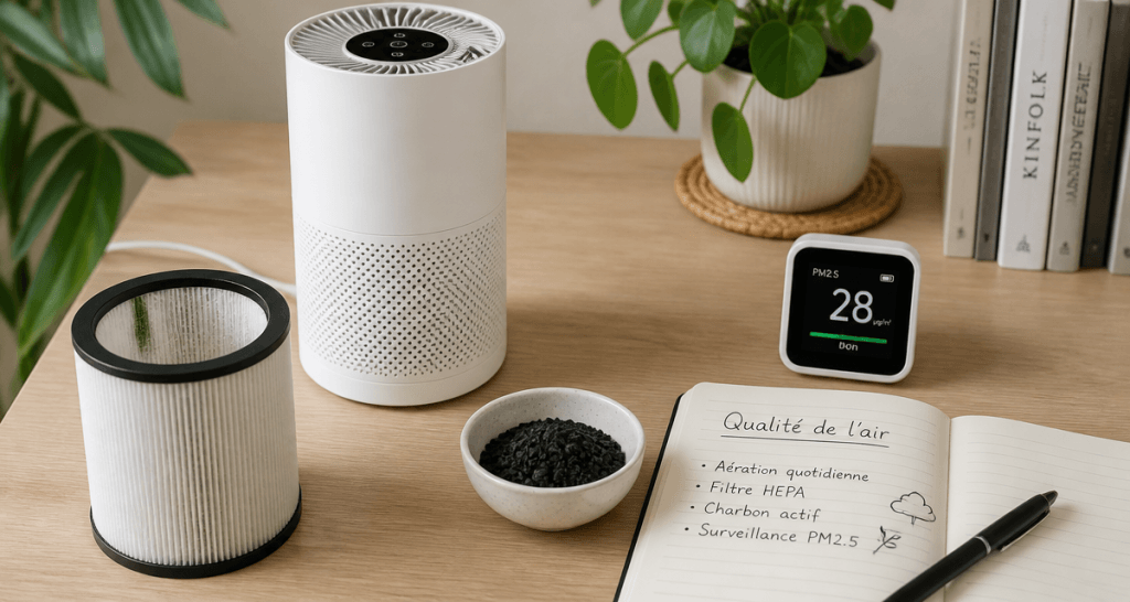 meilleur purificateur d air avec filtre HEPA et capteur PM2.5