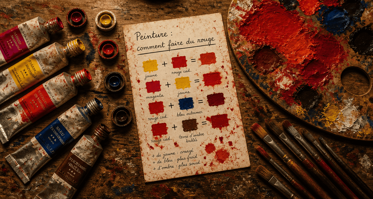peinture comment faire du rouge nuancier bordeaux