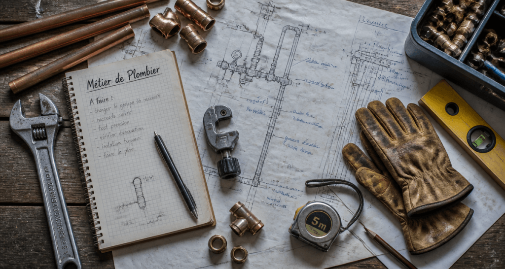 plombier metier plans outils