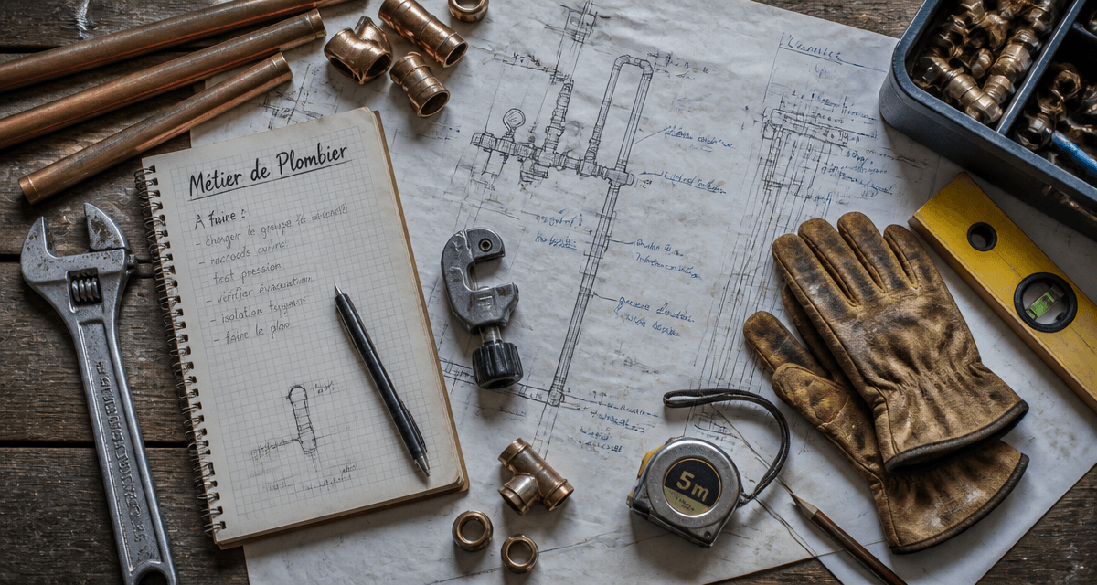 plombier metier plans outils