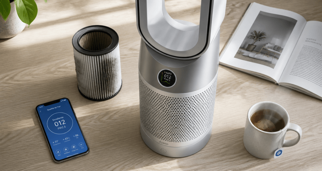 purificateur d air dyson avis sur table design