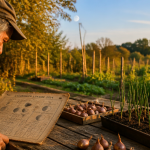 quand planter les échalotes avec la lune au potager