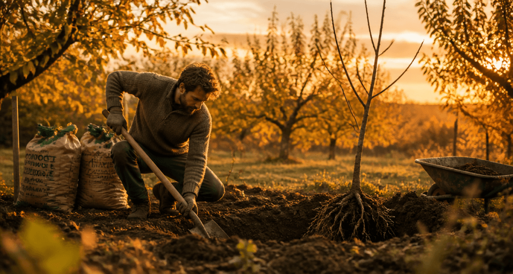 quand planter un arbre fruitier dans un verger