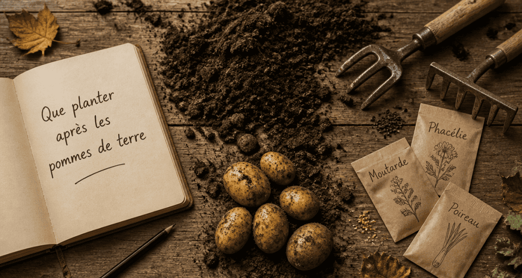 que planter apres les pomme de terre outils graines phacelie moutarde poireau