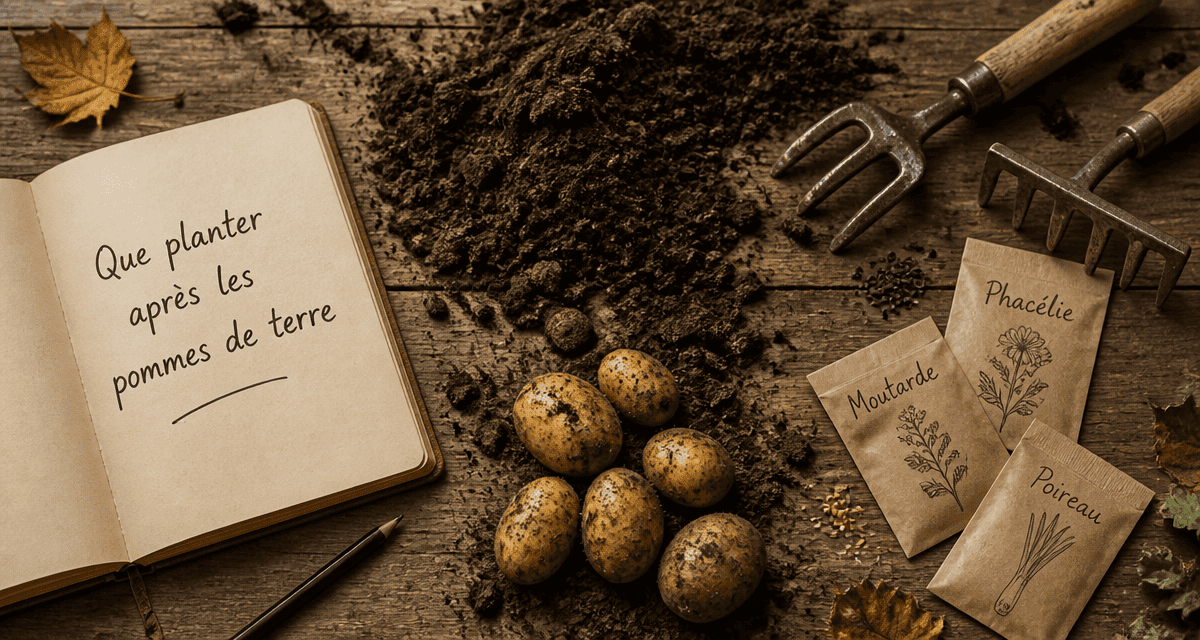 que planter apres les pomme de terre outils graines phacelie moutarde poireau