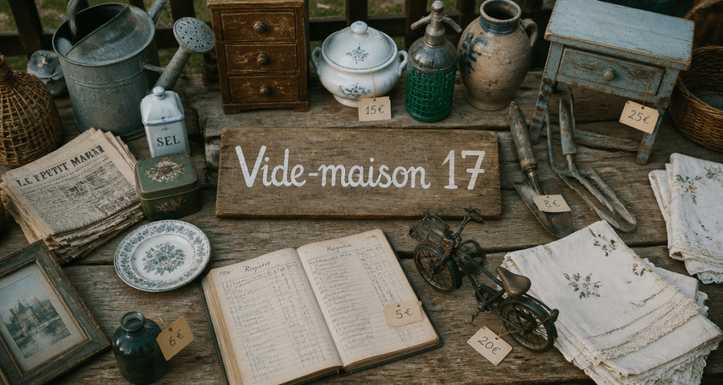 vide maison 17 table objets charente-maritime