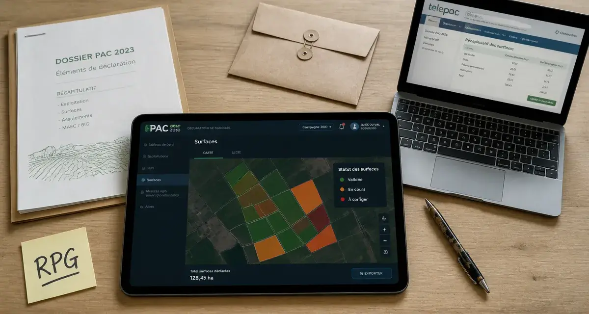 Comment savoir si une parcelle est déclarée à la PAC ? Vérifier déclaration PAC TelePAC
