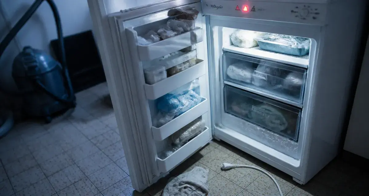 Congélateur Whirlpool : problème, voyant alarme et givre