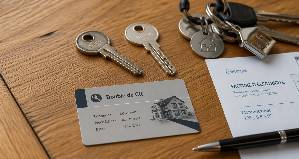 Faire des double de clé, clés et carte sur bureau