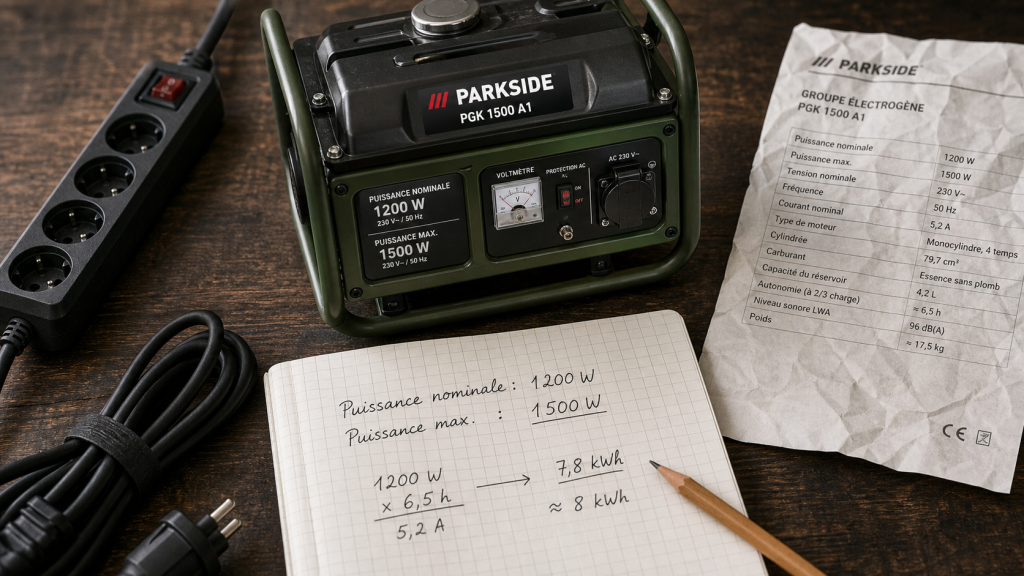 Groupe electrogene puissance : calcul puissance réelle pour éviter la panne
