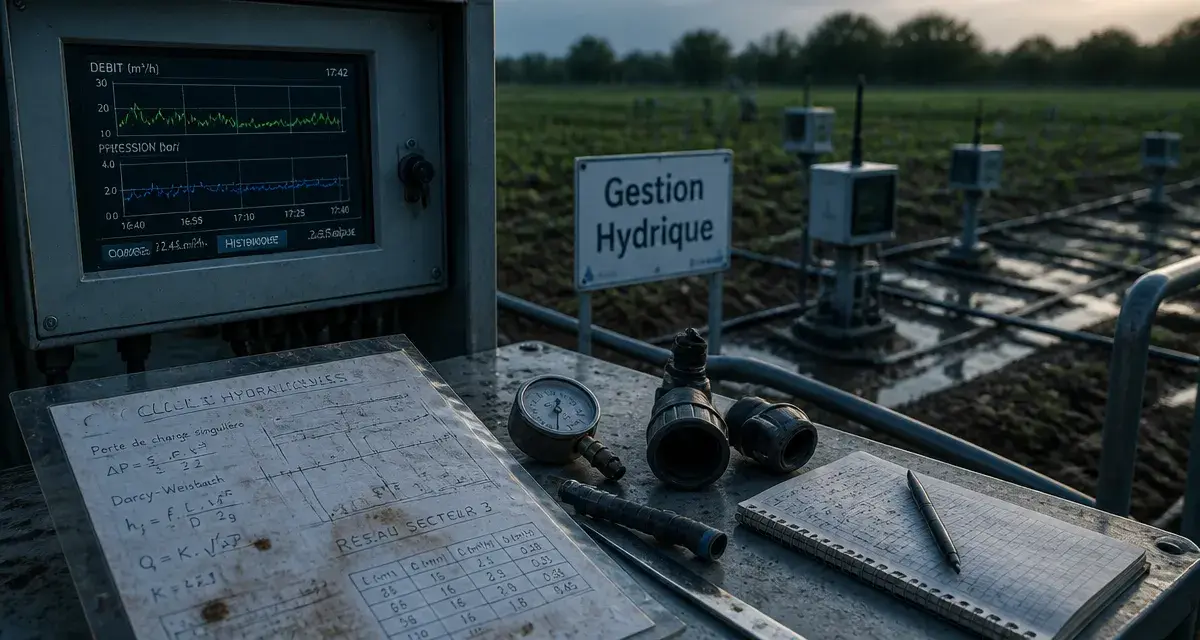 Irrigat et calcul hydraulique : manomètre, débit et pression sur réseaux