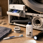 machine à laver electrolux problème, écran E20 et filtre de vidange