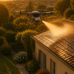 nettoyage toiture par drone avis toit tuiles brume drone
