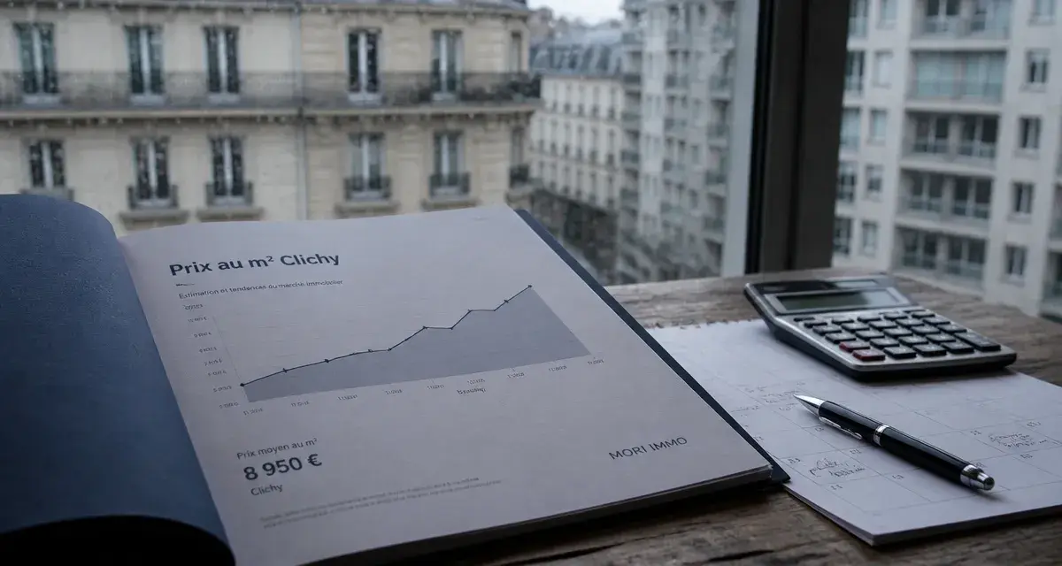 Prix immobilier clichy : estimation et graphiques par quartier