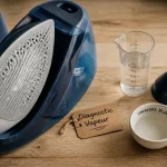 Problème centrale vapeur Philips PerfectCare : semelle avec tartre visible