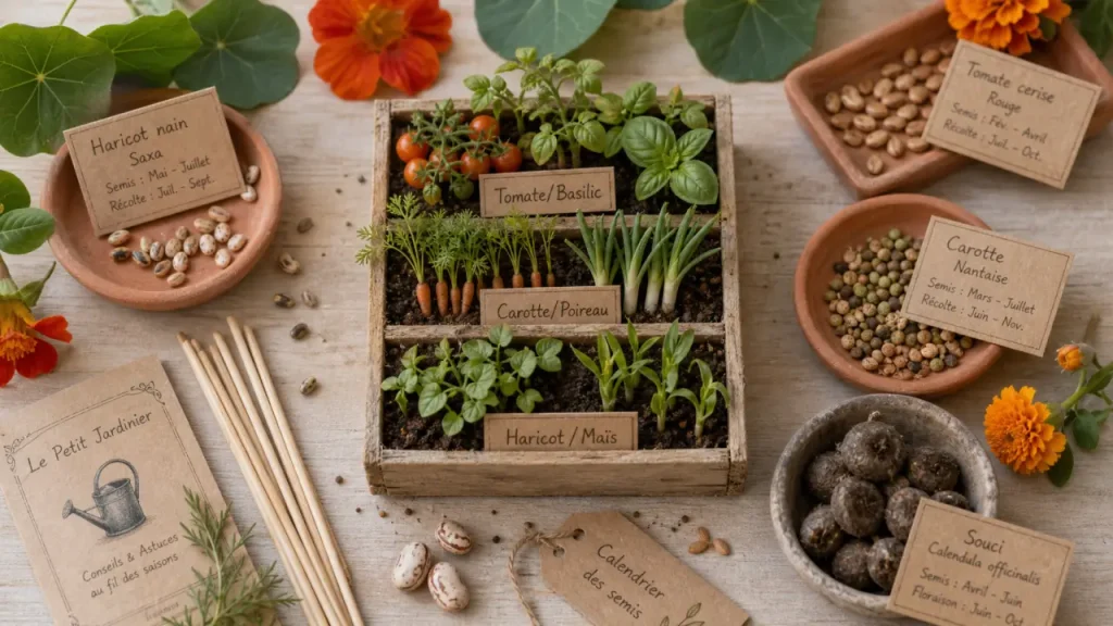 Association de plantes au potager : les mariages utiles et ceux qui freinent vos récoltes