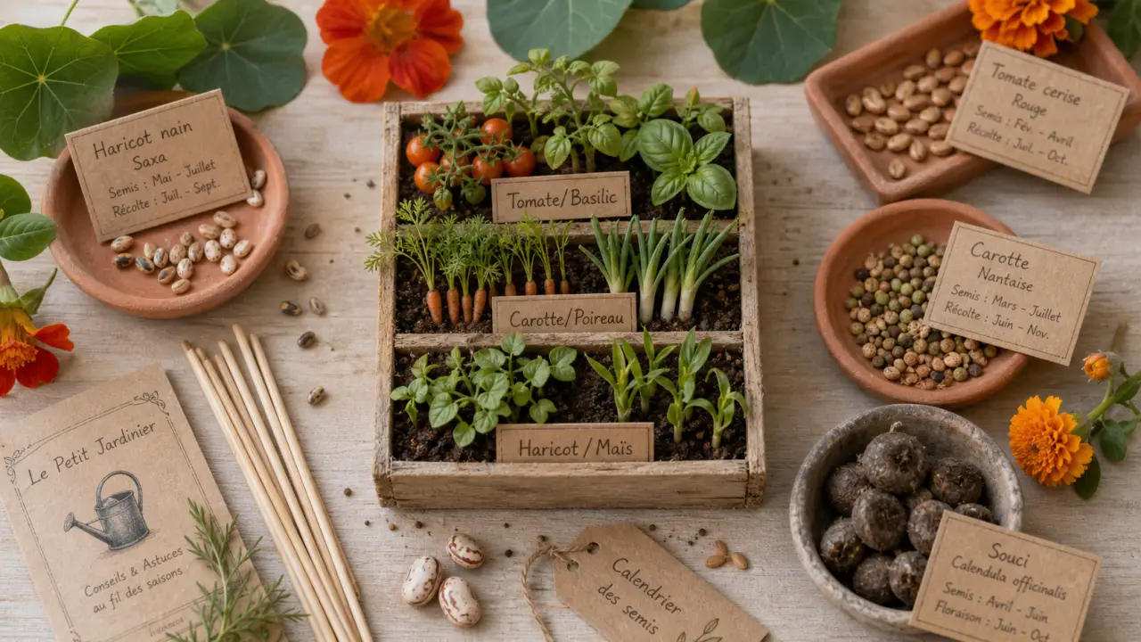Association de plantes au potager : mariages utiles au potager