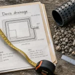 Devis travaux drainage : périmètre, exutoire, coûts