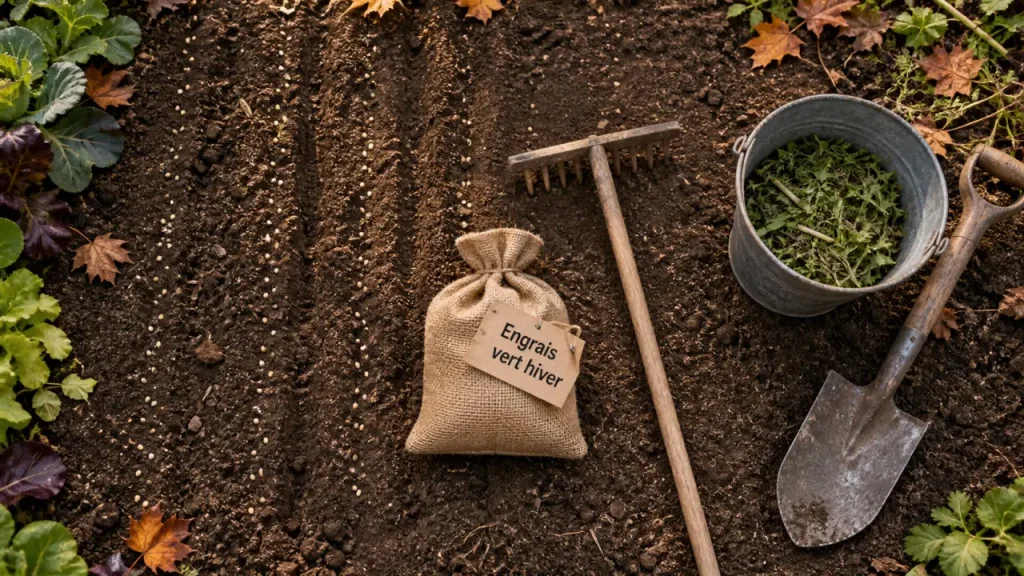 Engrais vert d’hiver : semer de fin août à fin octobre et le détruire au bon moment