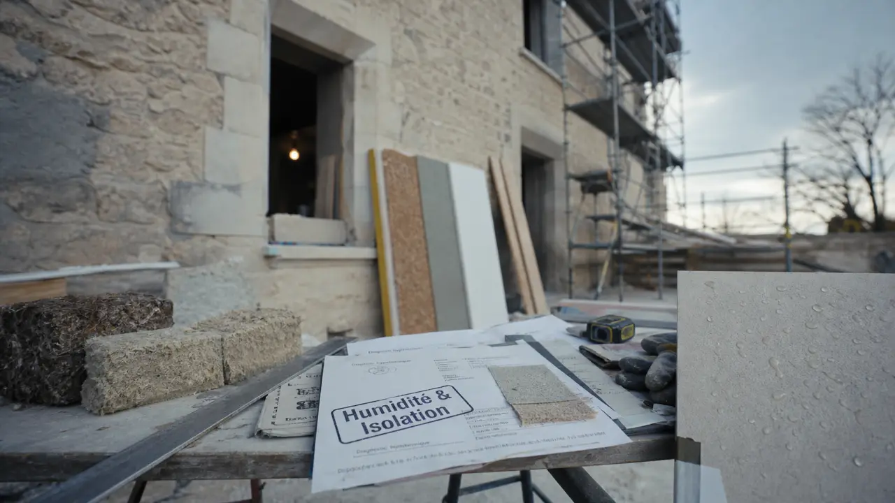 Isoler une maison en pierre : diagnostic humidité et isolation sur enduit chaux-chanvre